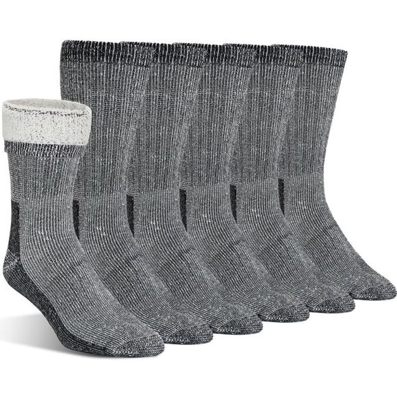 Premium Merino Wool Socks For Men & Women 3 Pair Gray Size Medium/Large - Picture 1 of 7
